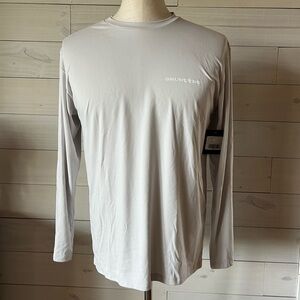 Men's Grundens Tech Tee Ls - Lobster